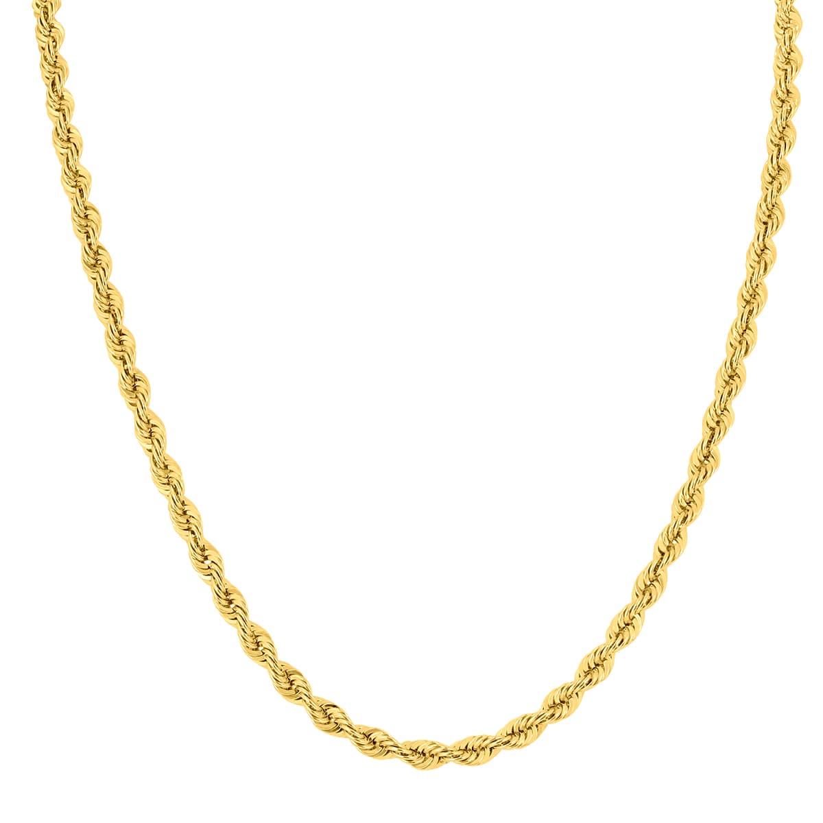 14K Yellow Gold Filled 4.5MM Twisted Rope Chain - 30 Inches