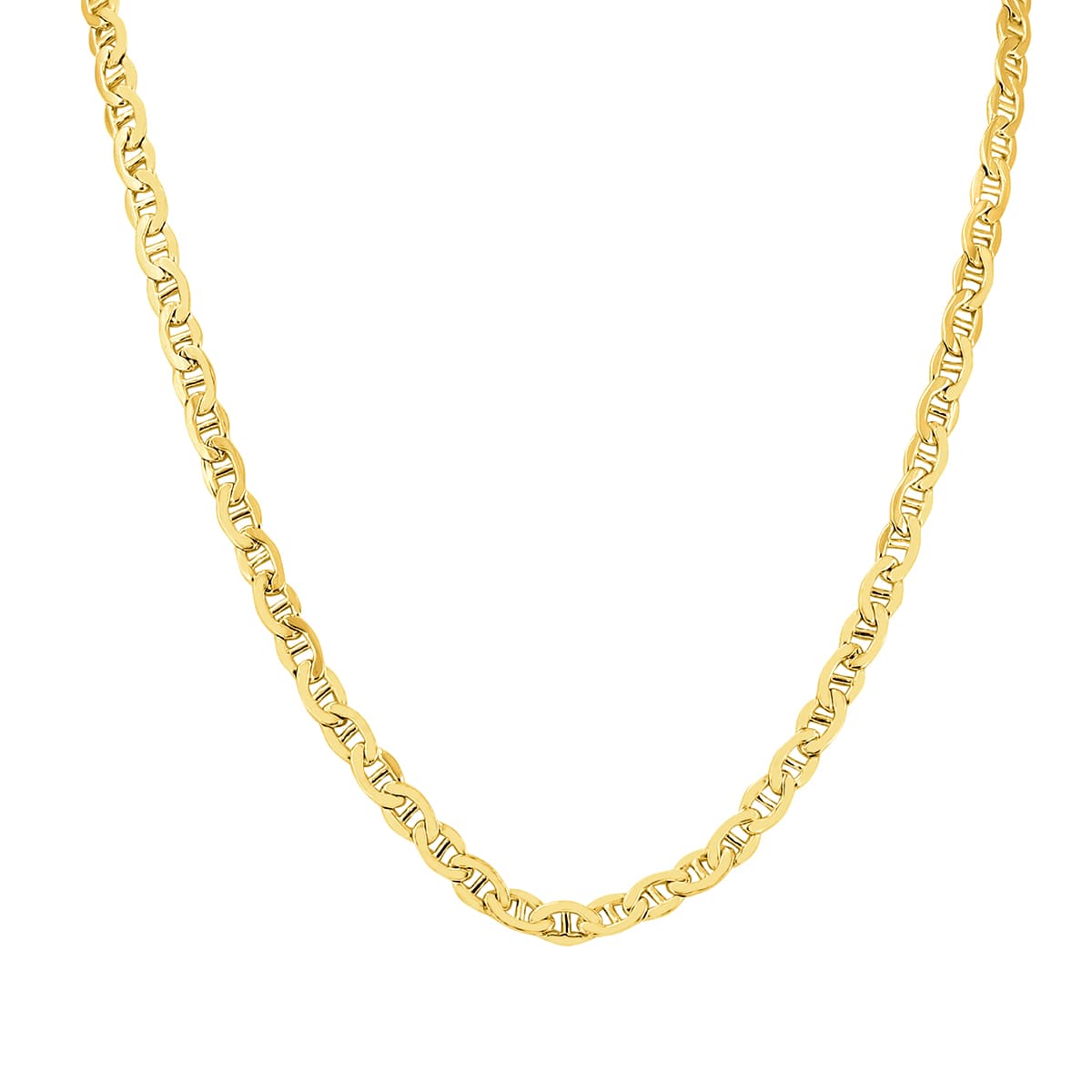 14K Yellow Gold Filled 4.9MM Mariner Link Chain with Lobster Clasp - 20 Inch