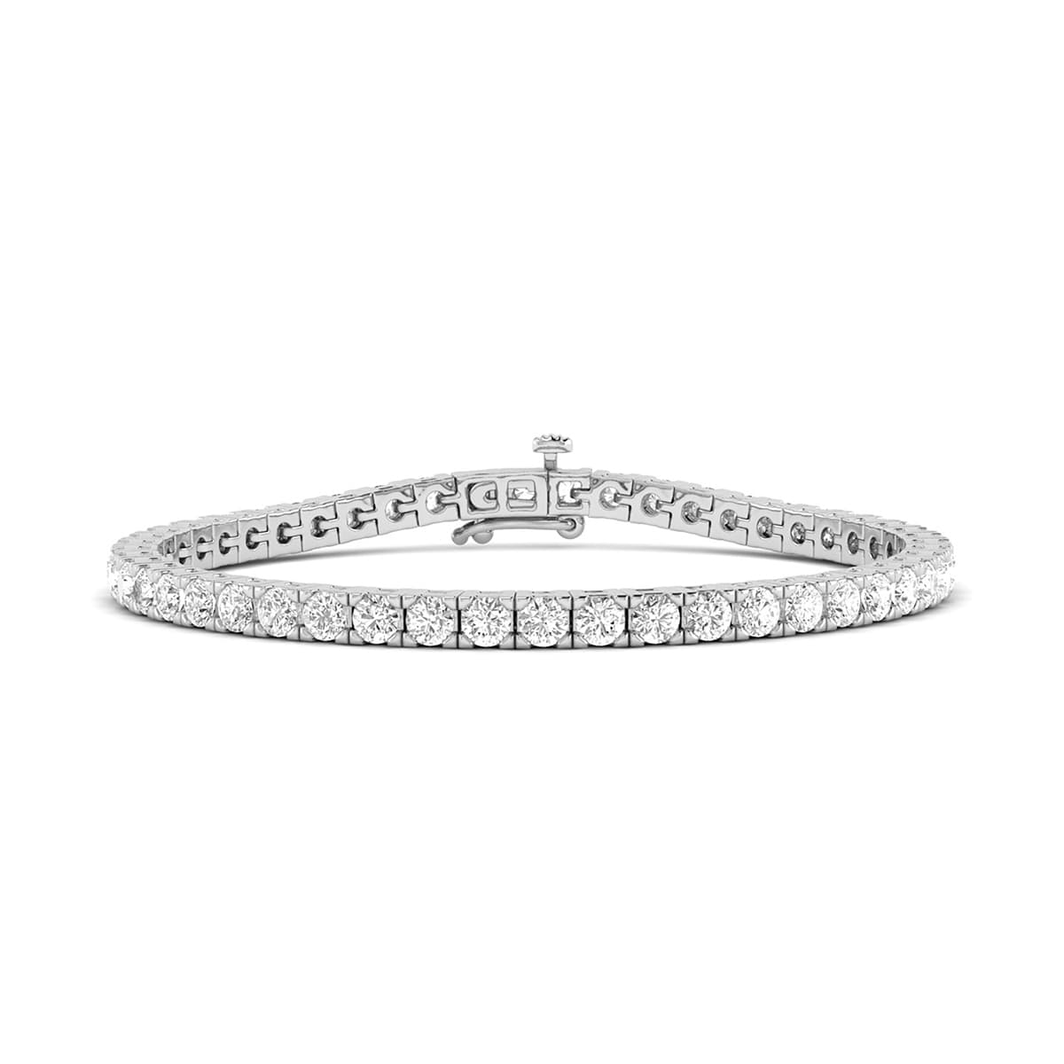 5 Carat TW Classic Diamond Tennis Bracelet in 14K White Gold