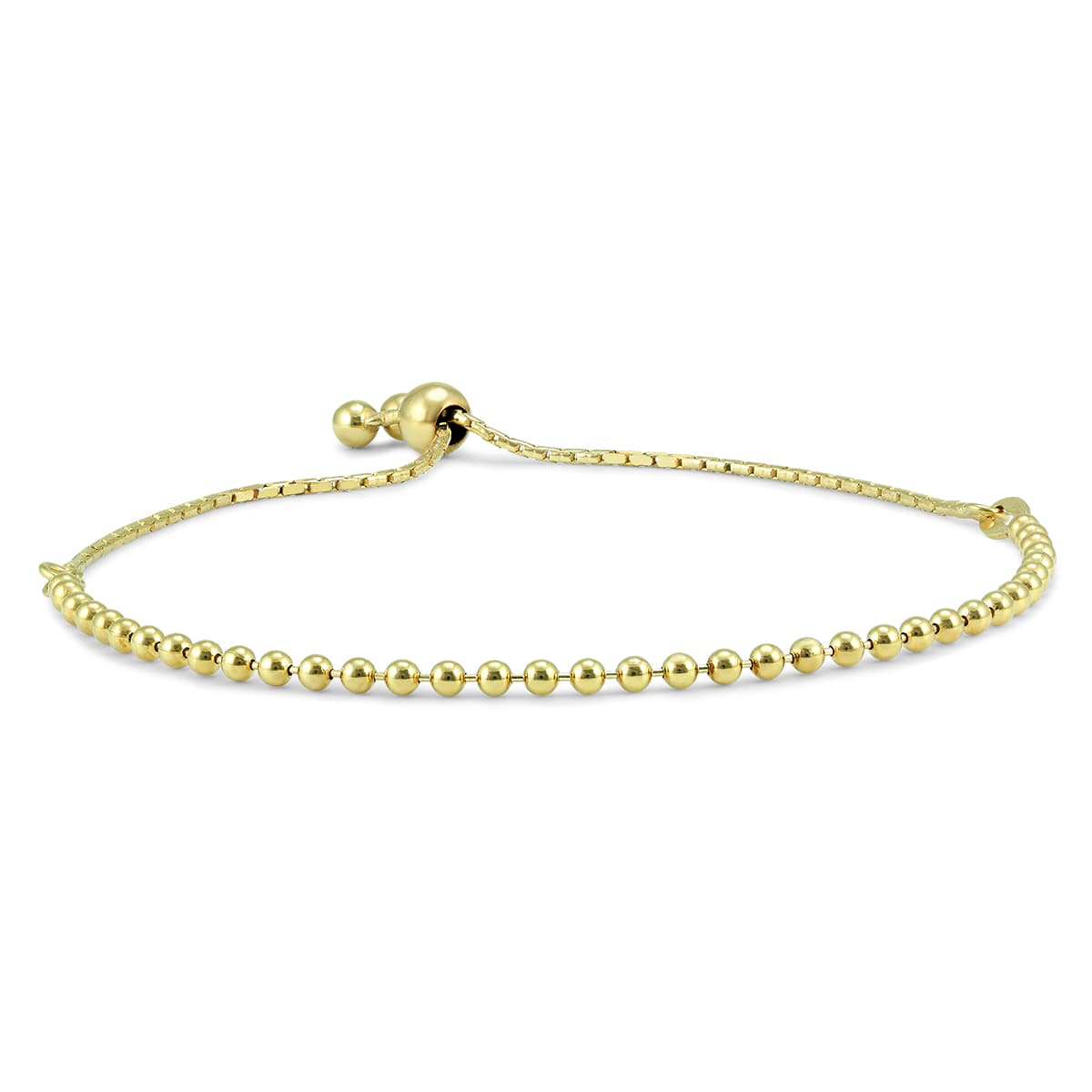 Bolo Bracelet in Yellow Gold Plated.925 Sterling Silver