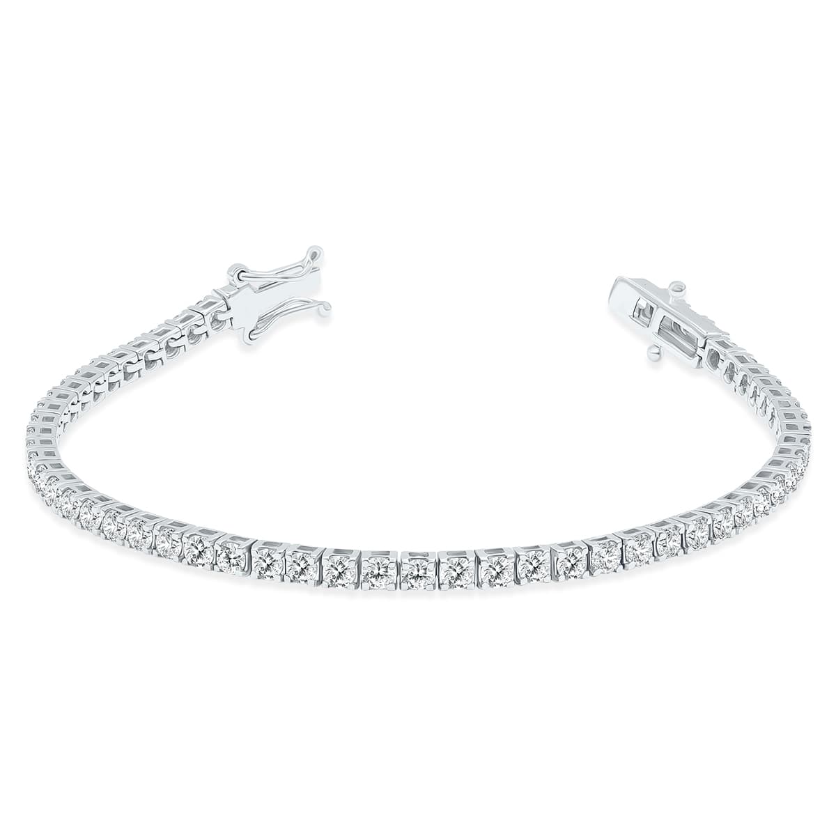 6 Carat TW Diamond Tennis Bracelet in 14K White Gold