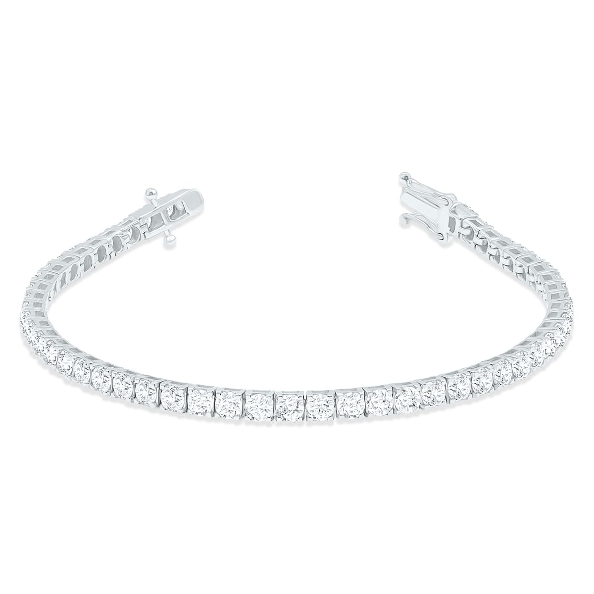 8 Carat TW Diamond Tennis Bracelet in 14K White Gold