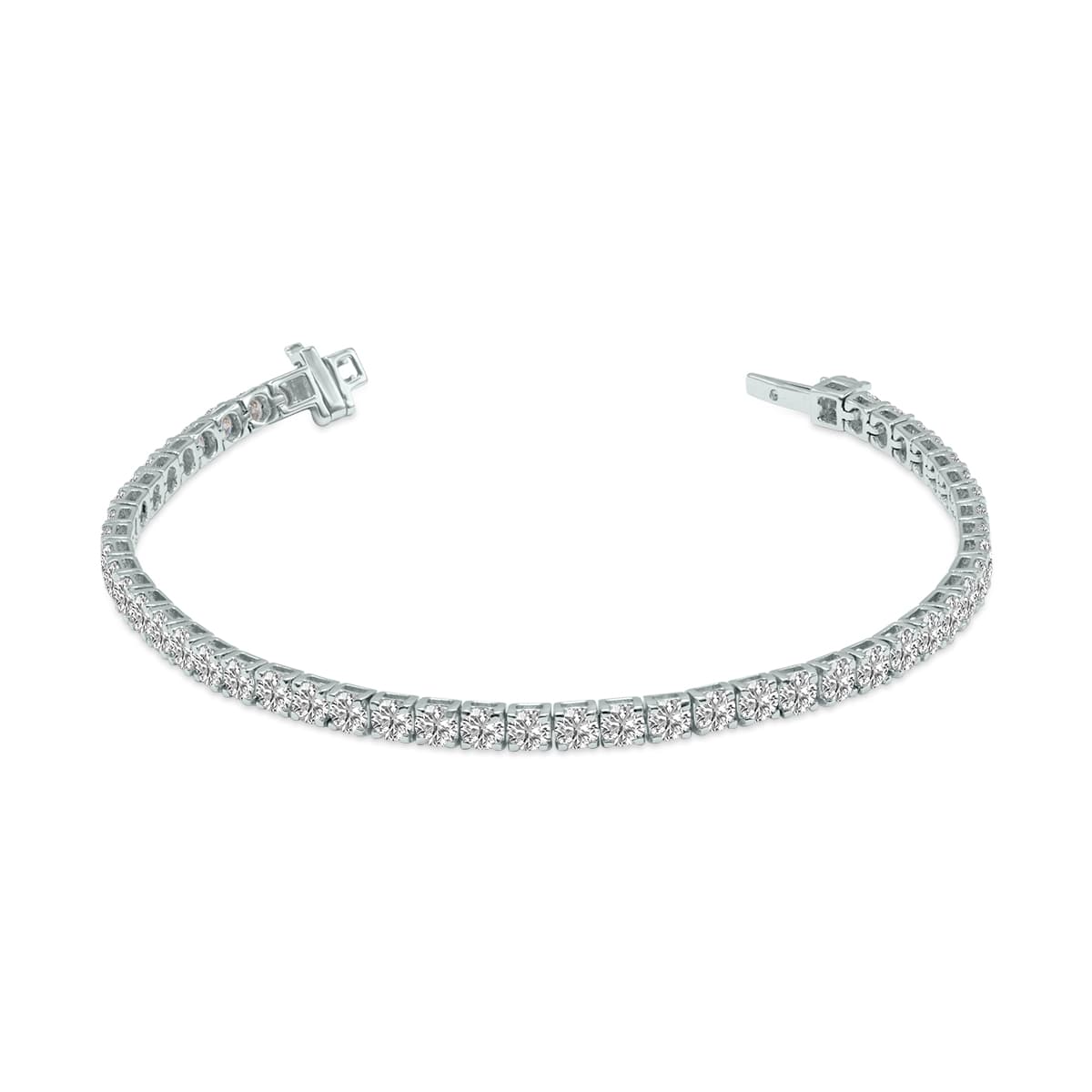 5 Carat TW Lab Grown Diamond Tennis Bracelet in 14K White Gold