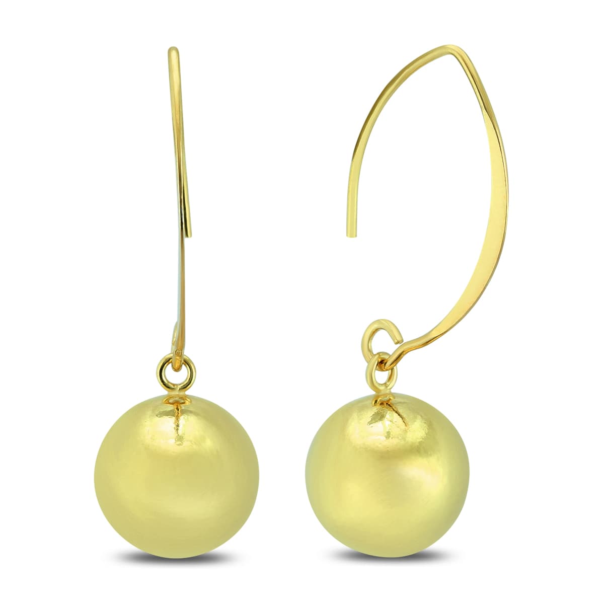 11mm Ball Drop Earrings in.925 Sterling Silver