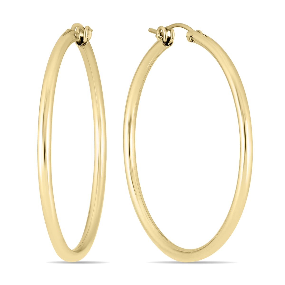 14K Yellow Gold Filled Hoop Earrings (41mm)