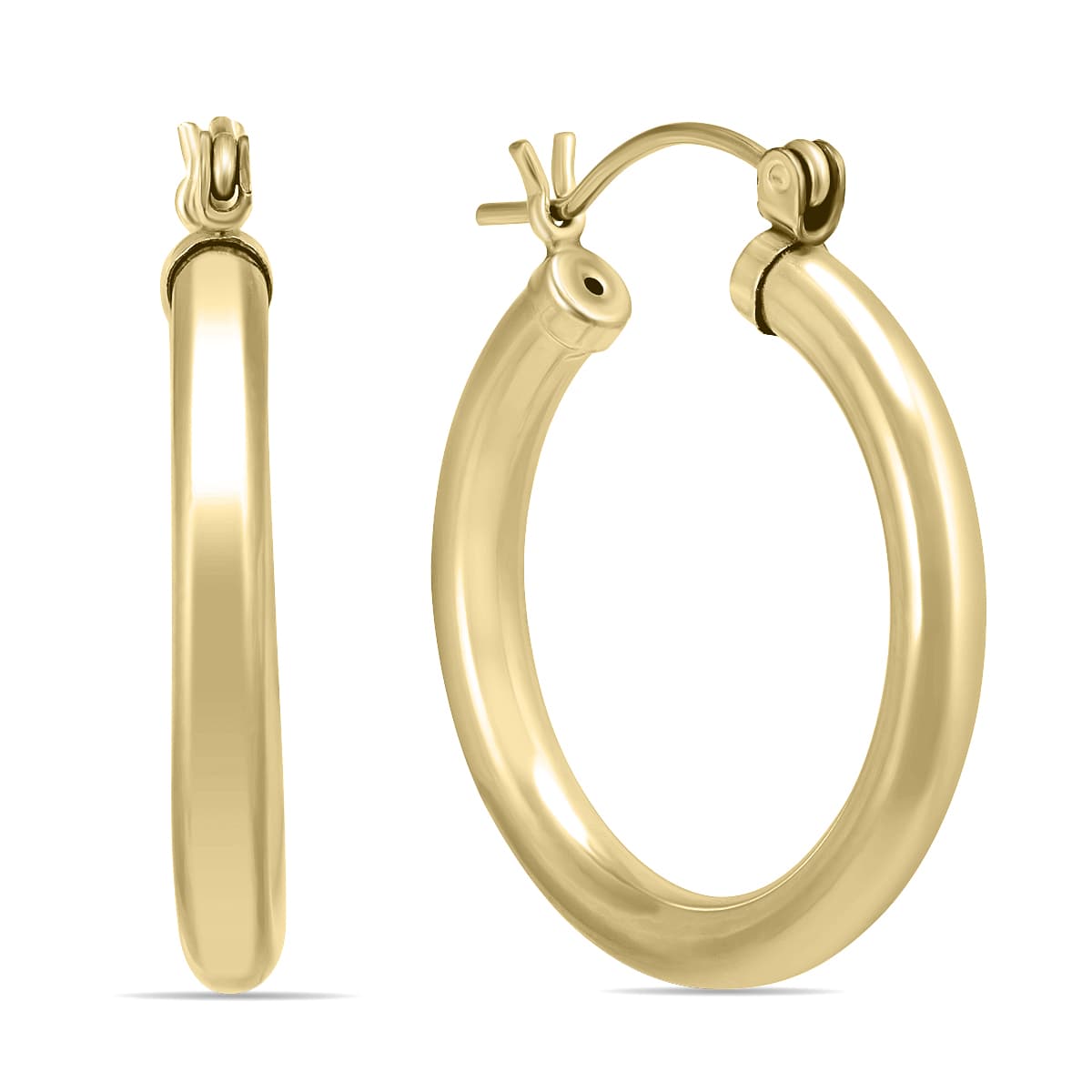 24mm 14K Yellow Gold Filled Hoop Earrings