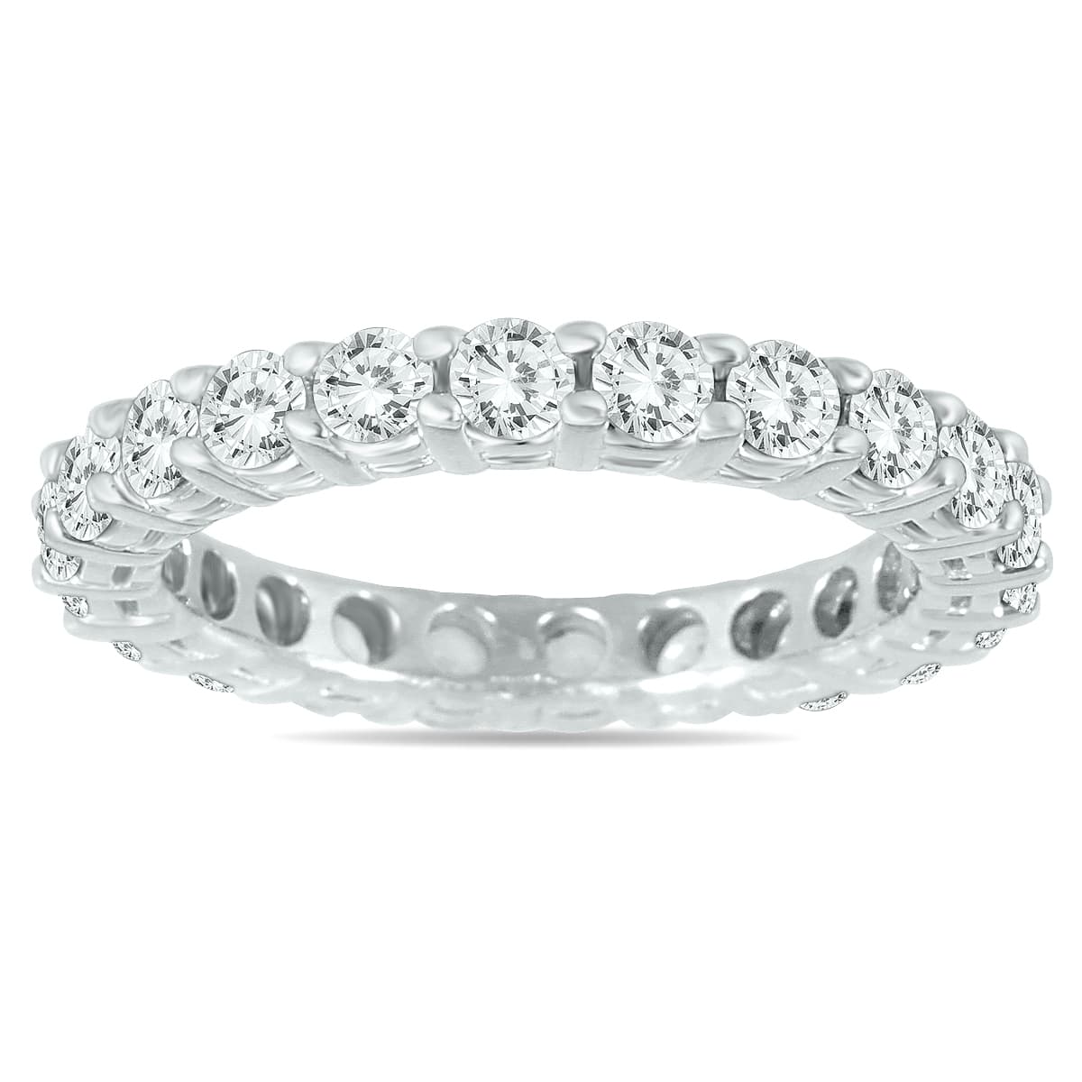 2 Carat TW Diamond Eternity Band in 14K White Gold