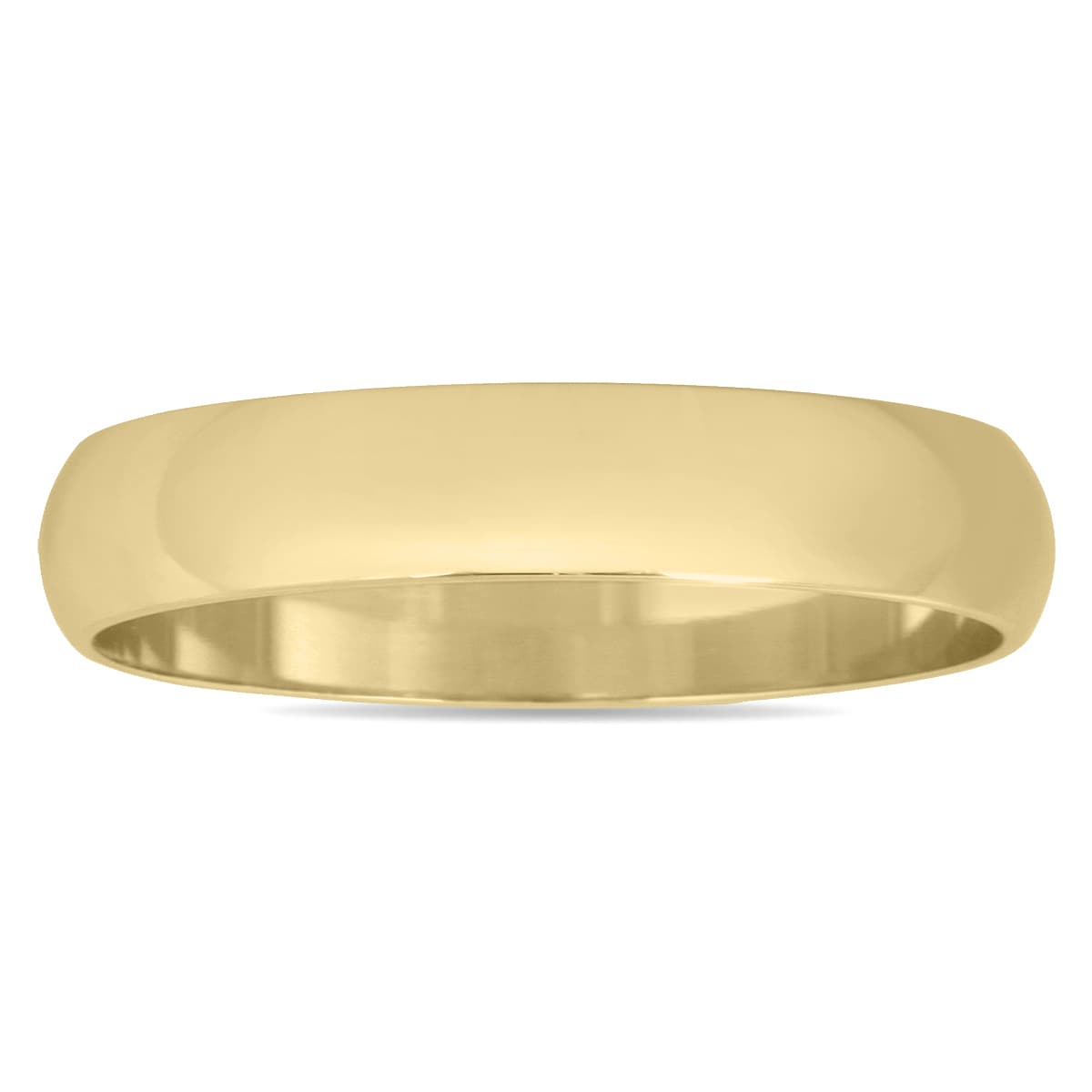 3mm Domed Wedding Band in 14K Yellow Gold