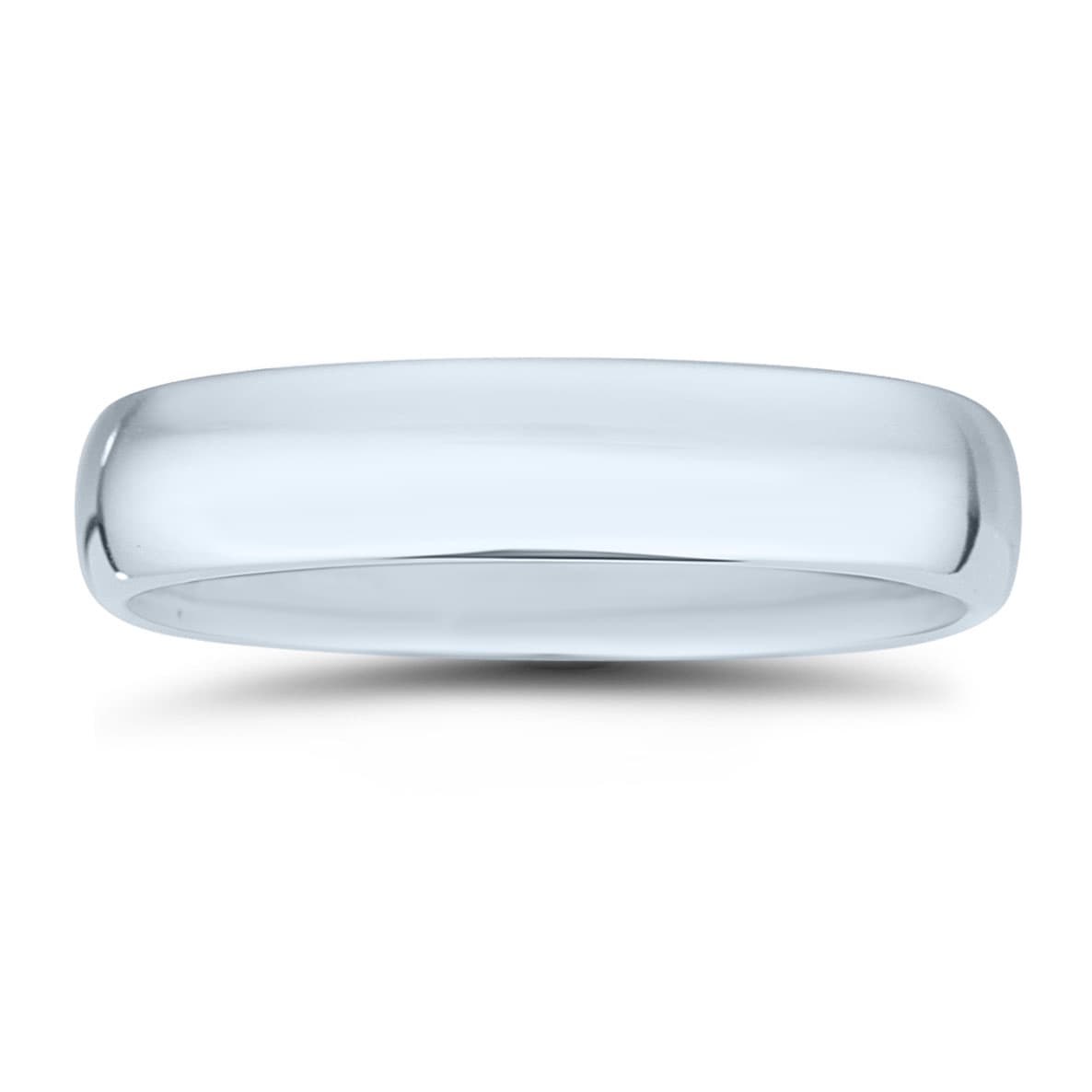 Platinum 5mm Domed Comfort Fit Wedding Band